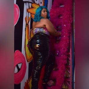 Luxe Liquid Look Black Leggings